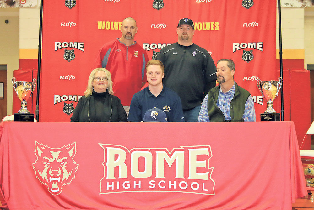 COLLEGE SIGNING: Rome’s Braden Hyde